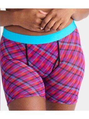 Parade size XS New Sheer Mesh Plaid Boxer shorts